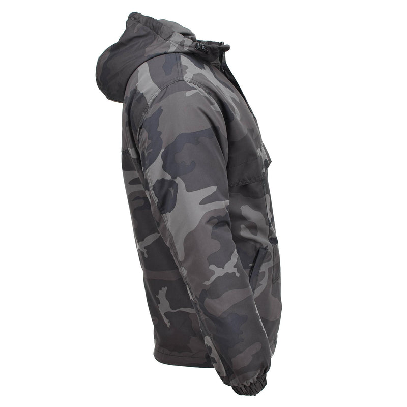 MIL-TEC Anorak Sports Jacket Lichtgewicht CCE Night Camouflage Sportswear met capuchon