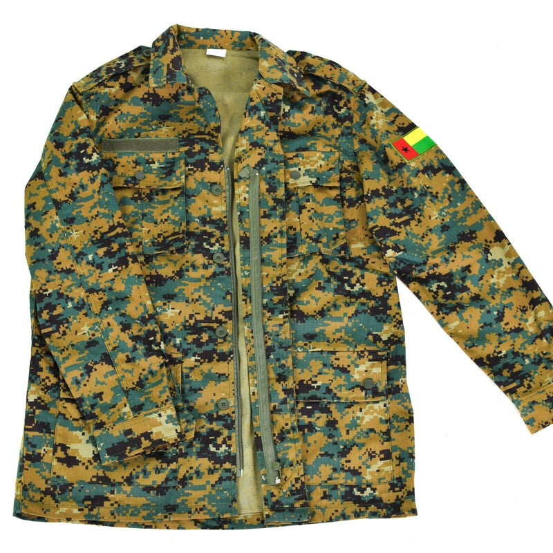 Echte Guinee Bissau Army Jacket ripstop digitale savana camo militaire kwestie nieuw