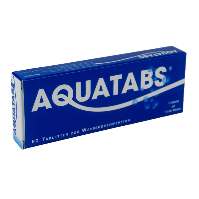 AQUATABS Waterzuiveringstabletten 3,5 mg 60 stuks Outdoor Reizen
