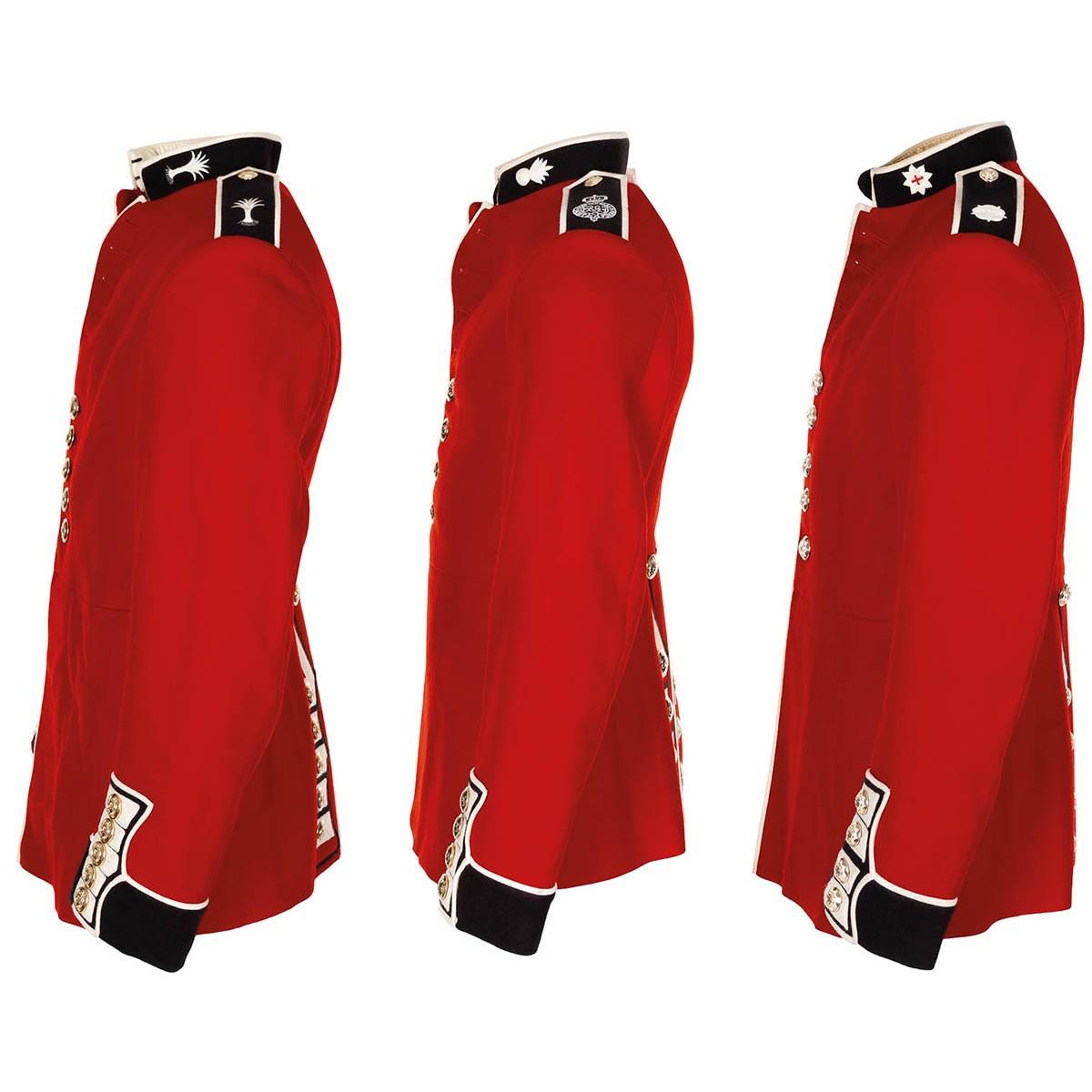 Echte Britse legerjas uniform tuniek rode jurk scharlaken bewakers cavalerie