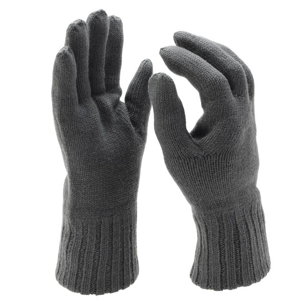 Originele Oostenrijkse militaire warmere wollen handschoenen grijs ademende winter nieuw