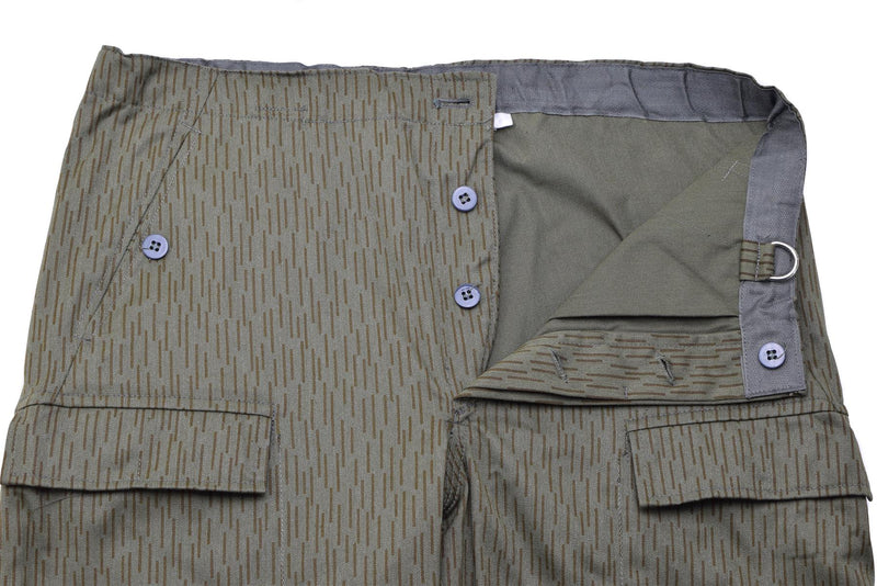 Originele Duitse militaire NVA Strichtarn Camo tactische broek veld broek nieuw