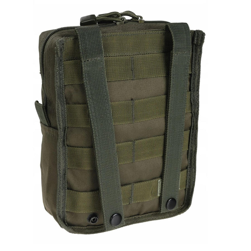 Mil-Tact Tactical Belt Pouch Molle Bevestiging Zipper Sluiting Utility Bag Olive