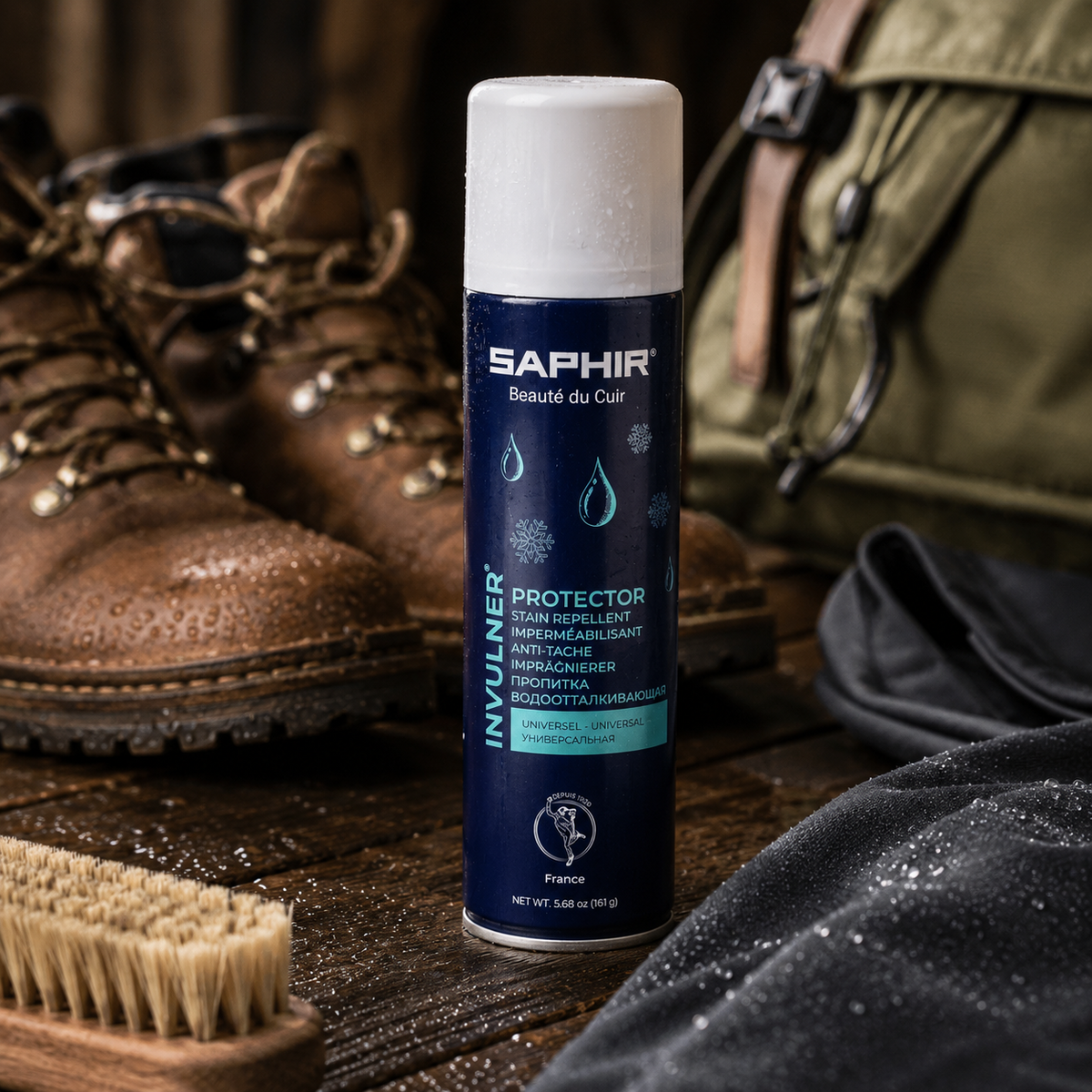 Saphir Invulner Waterdichtingsspray Leer Suede Nubuck Textiel 250ml