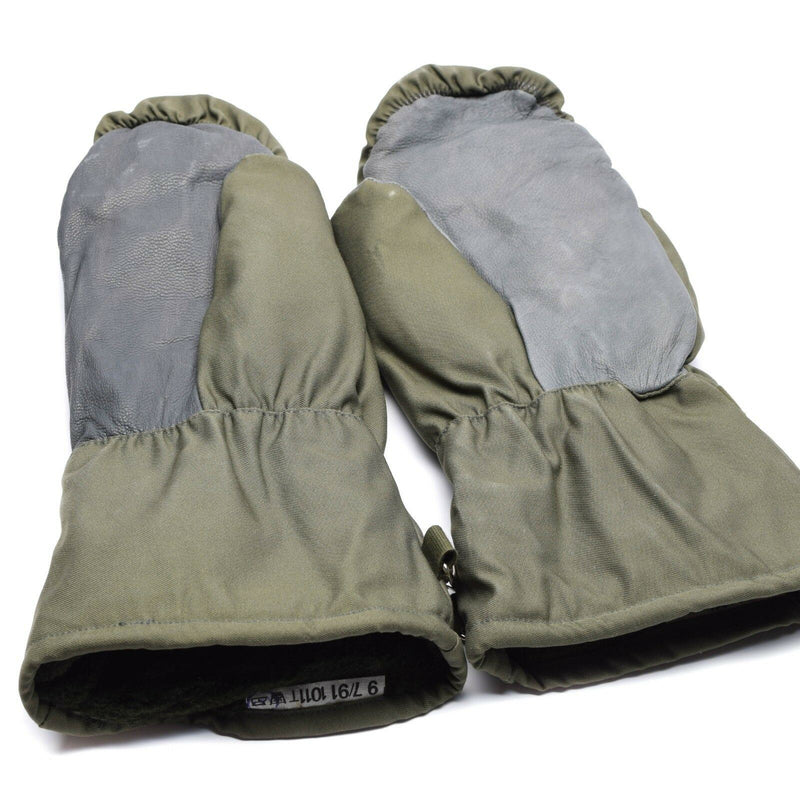 Origineel Duits leger olijfgrijs camo wanten bw militaire uitgifte gevechtshandschoenen