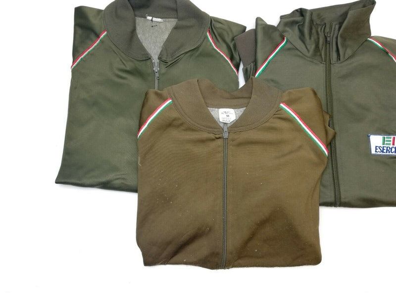 Echt Italiaans leger training trainingspak top jas militaire sport vintage