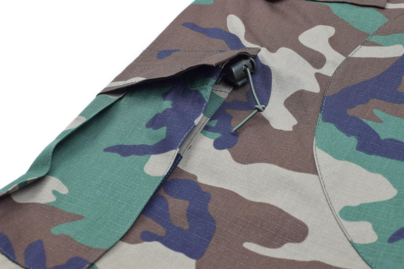 MIL-Tec Brand U.S. Militaire stijl Woodland Camo Ripstop Soldaten BDU Cargobroek