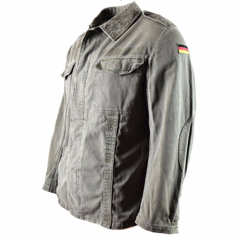 Origineel Duitse leger Moleskin Jacket. Vintage BW Army Field Olive Drab Jacket