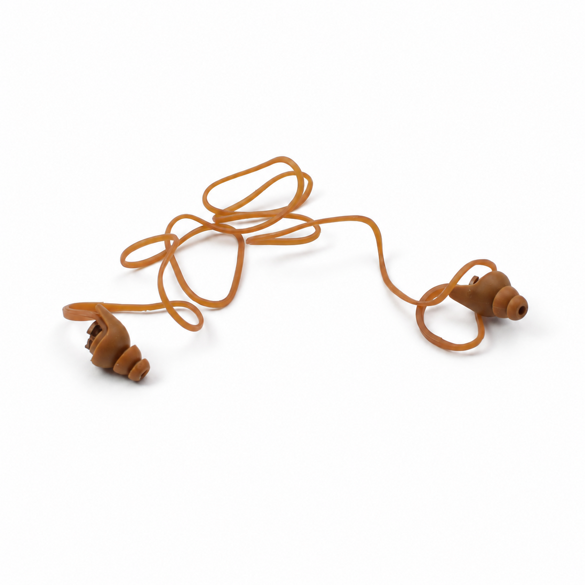 Originele Duitse Militaire In-Ear Gehoorbescherming Oordopjes Etui Oranje