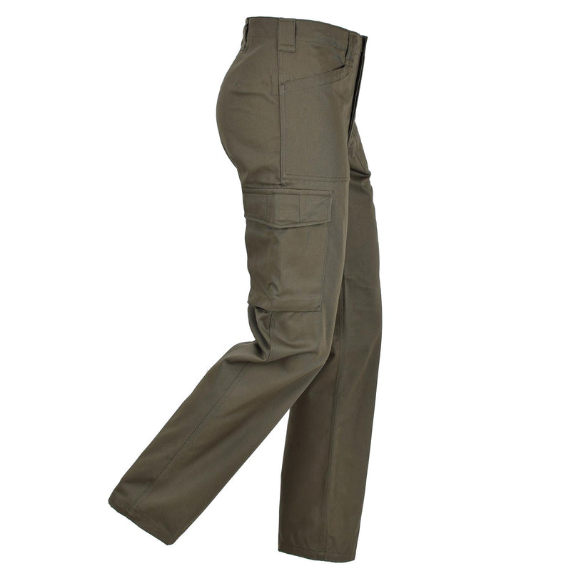 Originele Oostenrijkse militaire anzug 75 vrachtbroek olijfwerkdienst broek nieuw