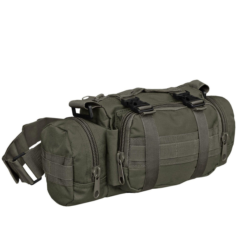 Mil-Tec Defense Assembly Pack Tactical Backpack Detachable Belt Rucksack Olive