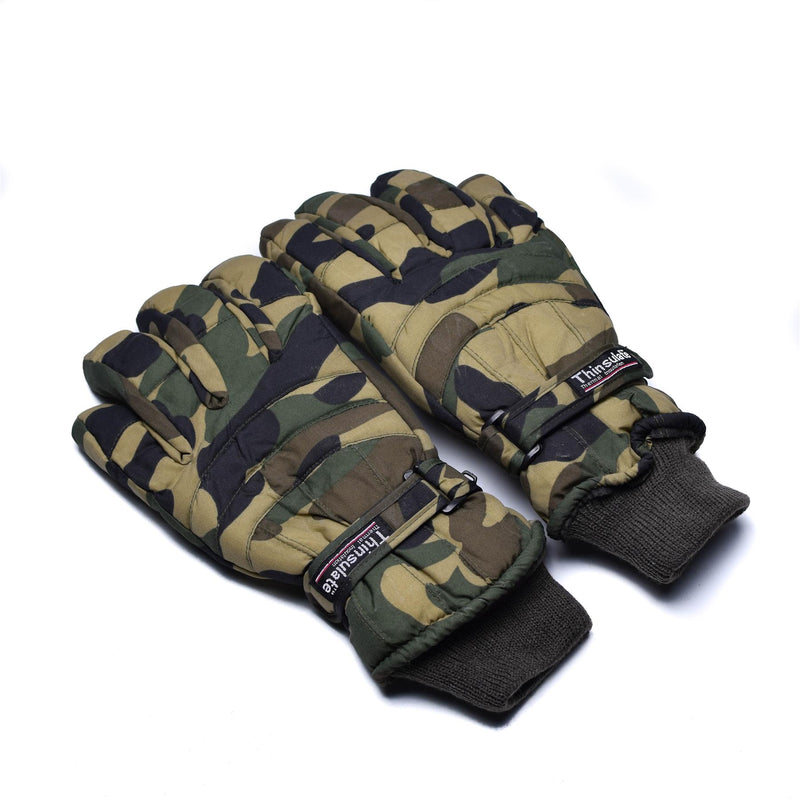 Merk Thinsulate Handschoenen Winter Woodland Flecktarn Olive Camouflage