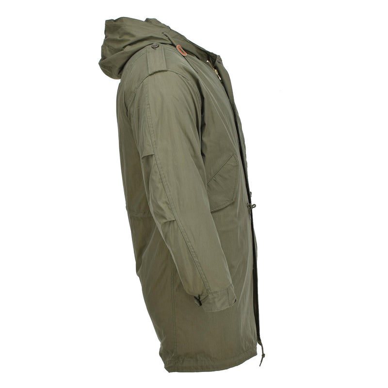 MIL-TEC Amerikaanse militaire stijl M51 Hooded Parka gewatteerd afneembare voering Olive Nieuw