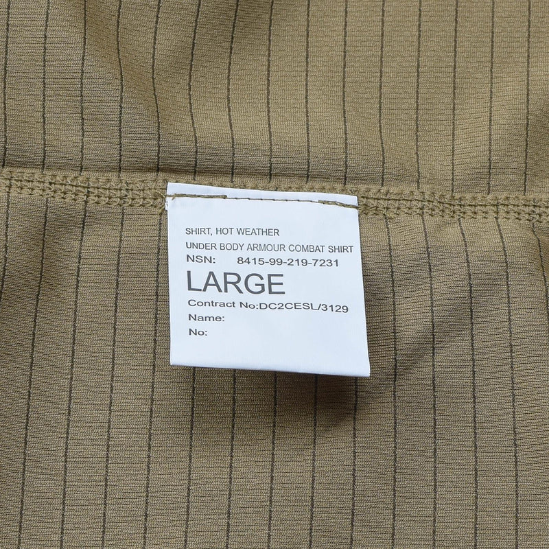 Originele Britten onder body shirt UBAC woestijn camo militaire kwestie nieuw