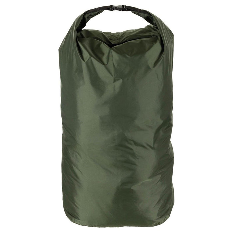 Originele Britse militaire 22l droge tas olijf waterdichte opgenomen naden rolt top nieuw