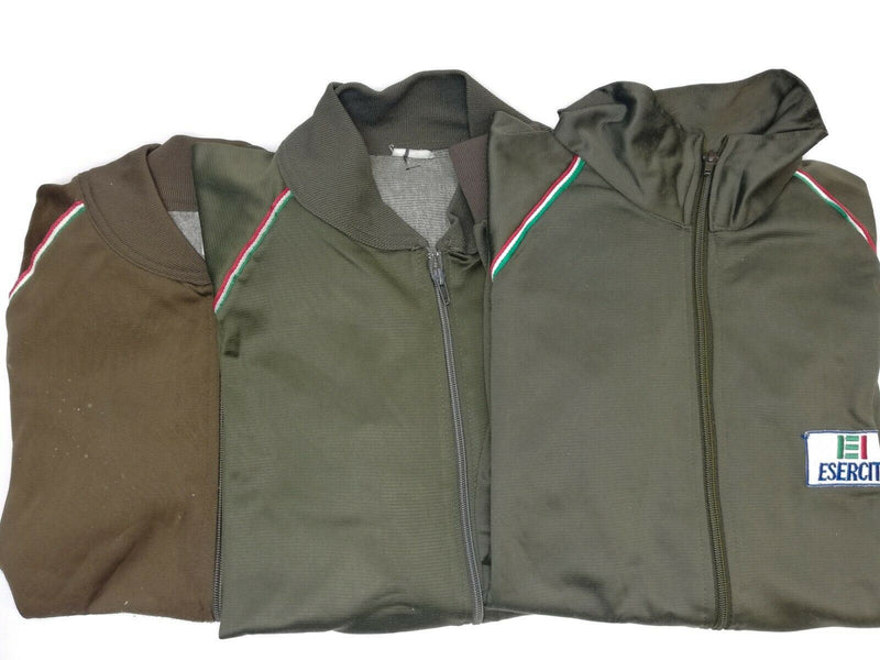 Echt Italiaans leger training trainingspak top jas militaire sport vintage