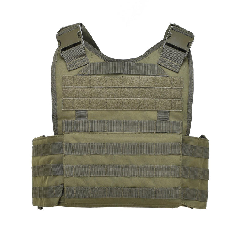 MIL-TEC MILITAIRE PLAAT CARANT TACTICAL VEST GEBRUIK VAN DEZE STANGEN MOLLE SYSTEEM OLIVE