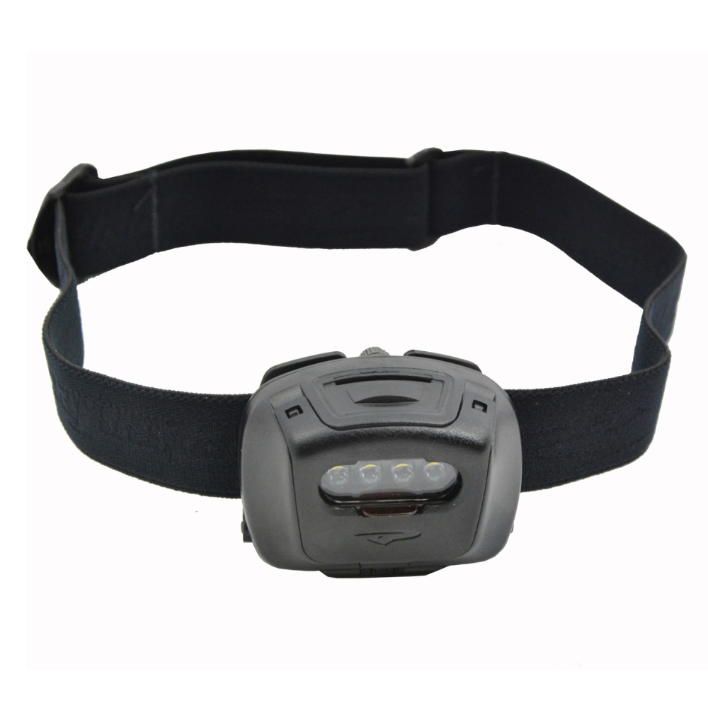 Princeton-Tec Quad Tactical MPLS veelkleurige koplamp 78 lumen IPX7 zwart