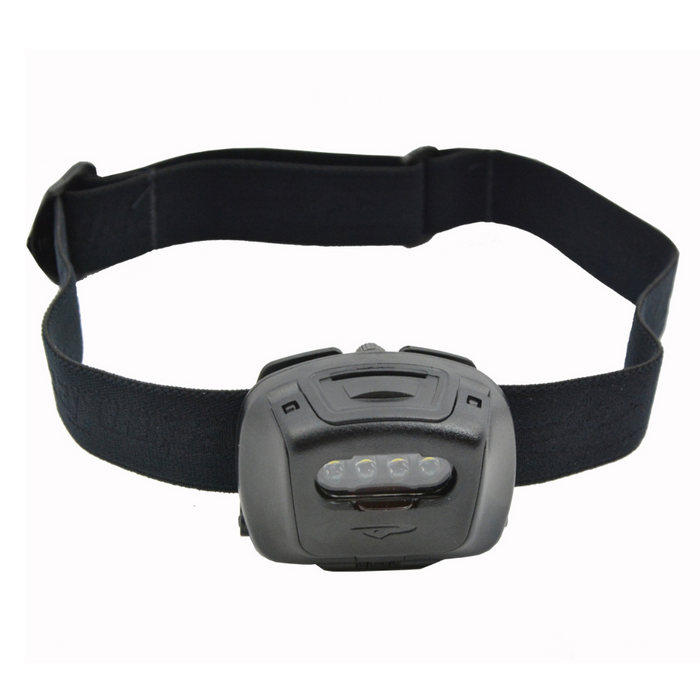 Princeton-Tec Quad Tactical MPLS veelkleurige koplamp 78 lumen IPX7 zwart