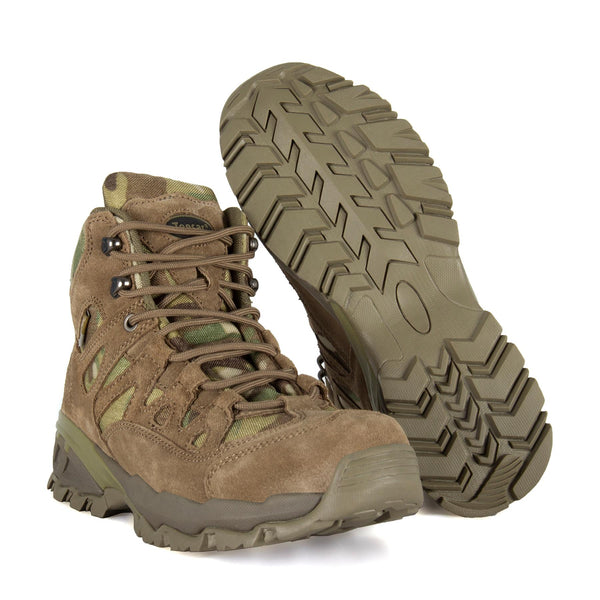 Teesar Squad Multicam Side Zip Boots Camping Hiking Trekking Combat Footwear