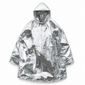 Mil-Tec Emergency Survival Poncho Lichtgewicht thermische regenhoes met capuchon