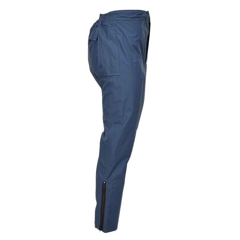 Originele Britse Royal Air Force broek Waterdicht Blue Raf nat weerbroek