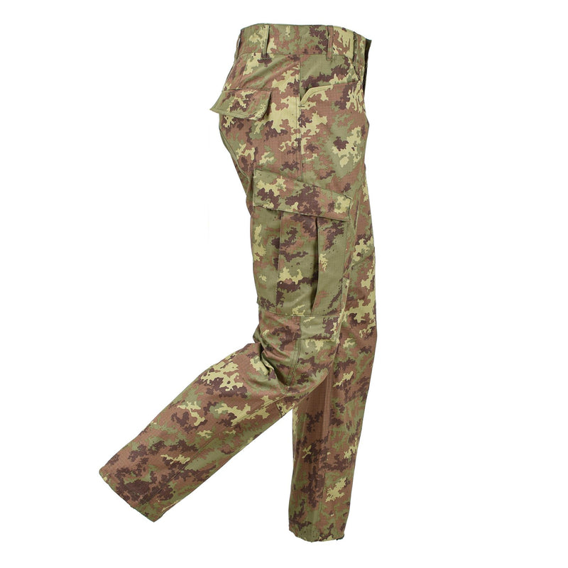 Echte Italiaanse militaire gevechtsbroek Field Troops Ripstop BDU Vegetato -broek