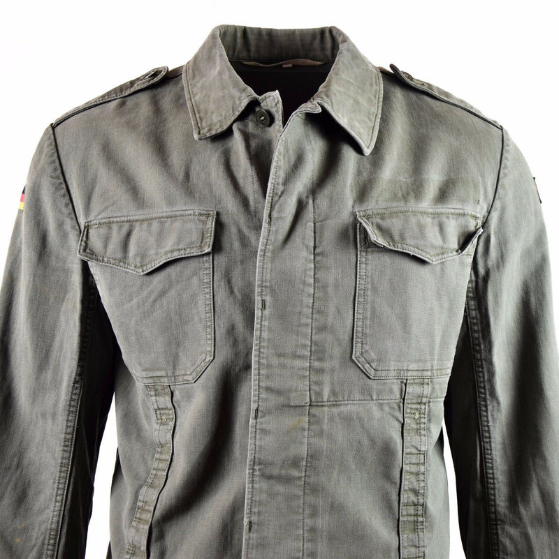 Origineel Duitse leger Moleskin Jacket. Vintage BW Army Field Olive Drab Jacket
