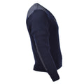Originele Nederlandse militair blauwe trui pullover wollen bodywarmer lange mouw NIEUW