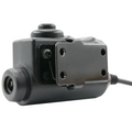 EARMOR M51 PTT-communicatieadapter Kenwood 2-pins radioconnector Zwart
