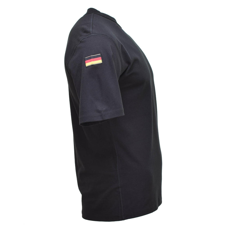 Leo Kohler Militaire T-shirts Leger Personeelsuniform Eerste laag Onderhirt Zwart