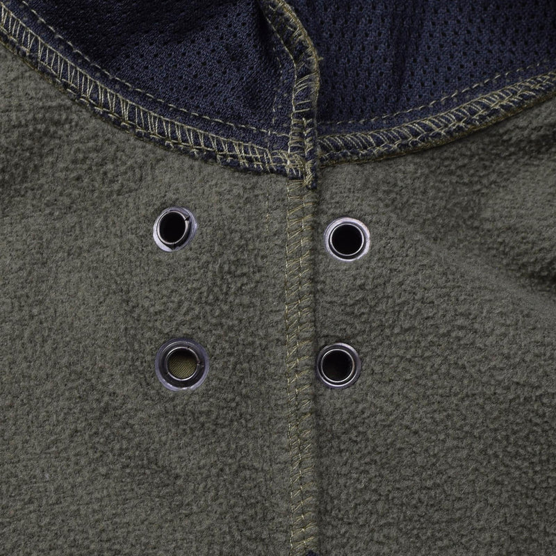 Originele Nederlandse militaire soft shell jas ritssluiting zakken geventileerde oksels olijf