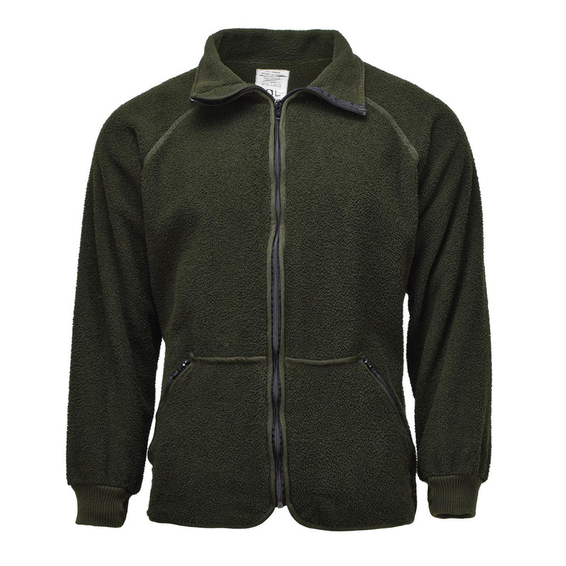 Originele Nederlandse militaire fleece jas Warm zacht thermisch koude weerskleding