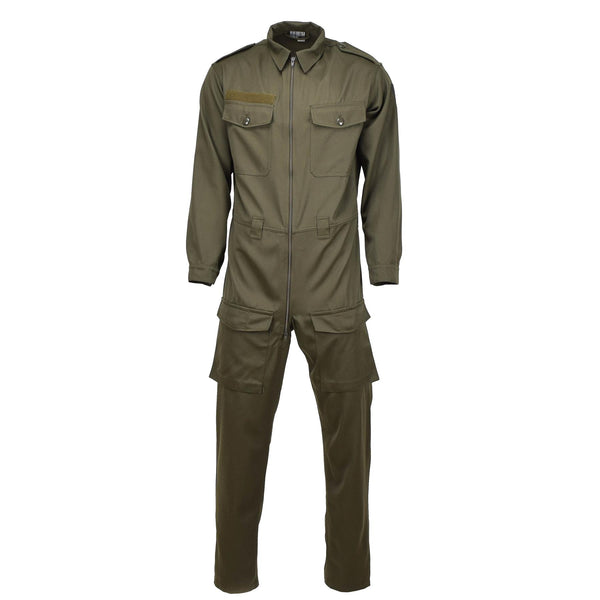 Echte Oostenrijkse militaire monteur Coverall Tanker Werkkleding Jumpsuit Olive Nieuw