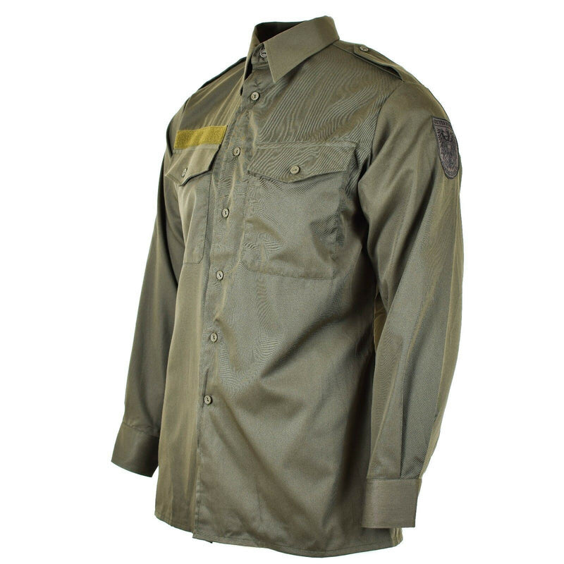 Echt Oostenrijkse legerhirt M65 o.d Militaire gevechten Lange mouw Olive BDU NIEUW