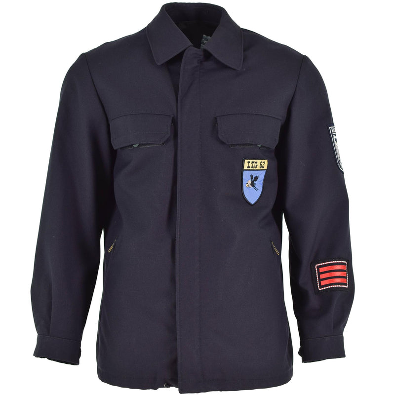 Origineel NVA Oost -Duits leger Dark Blue formeel uniforme jas militair overschot