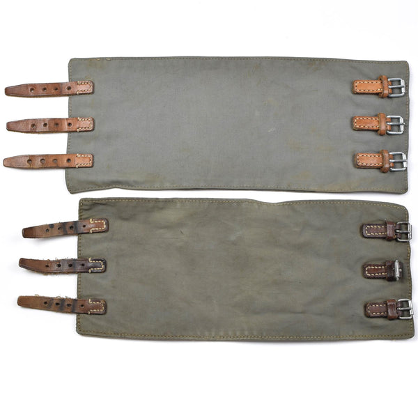 Oorspronkelijke Oostenrijkse leger M58 Leg Beaders. Vintage militaire surplus -Gaiter