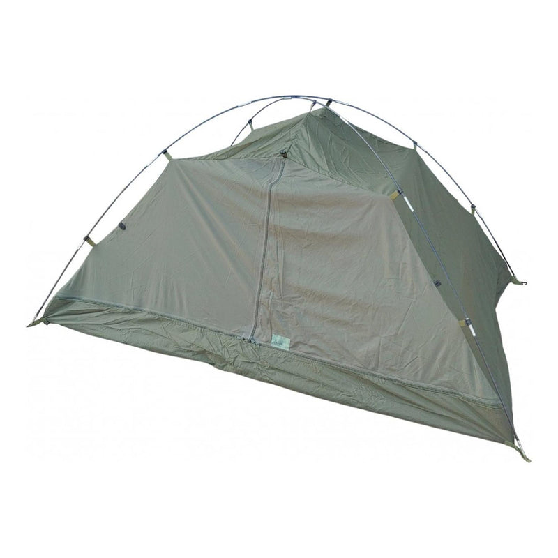 Echte Belgische militaire tweepersoon tent waterdichte ripstop jigsaw tabernakel