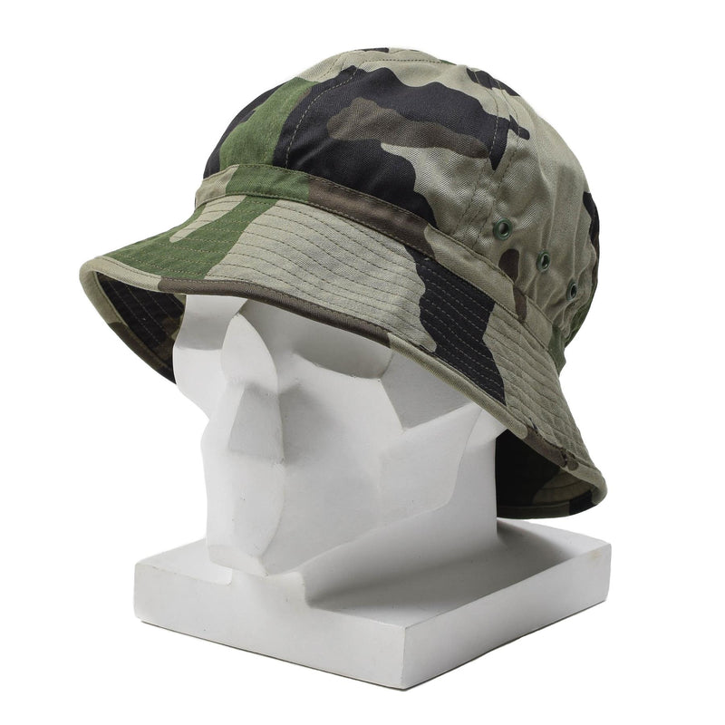 Originele Franse militaire zachte bush hoed cce camo panama bucket lichtgewicht nieuw