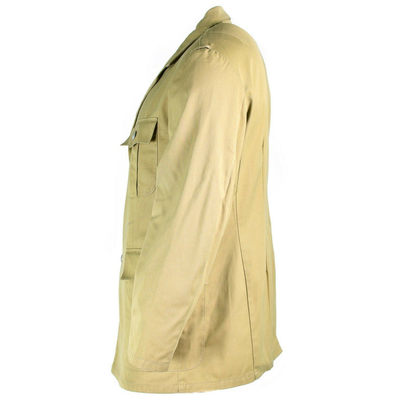 Echt Duitse legerjurk Jacket Tropical Desert Formeel uniform Khaki Militair