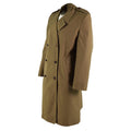 Originele formele trenchcoat van het Nederlandse leger, bruine militaire overtollige officiersjas NIEUW