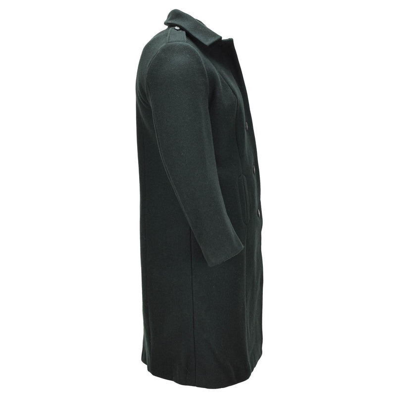 Originele wollen overjas voor dames van het Canadese leger, militair surplus, donkergroen