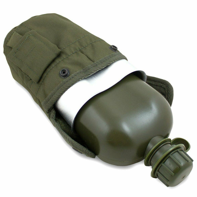 Amerikaanse legerstijl kantine M1 waterfles met Cover Cup & Alice Clips US Military