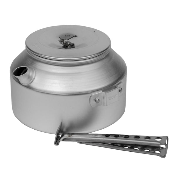 Trangia Kettle deksel 0.9l aluminium lichtgewicht vouwhandgreep backpacken buiten