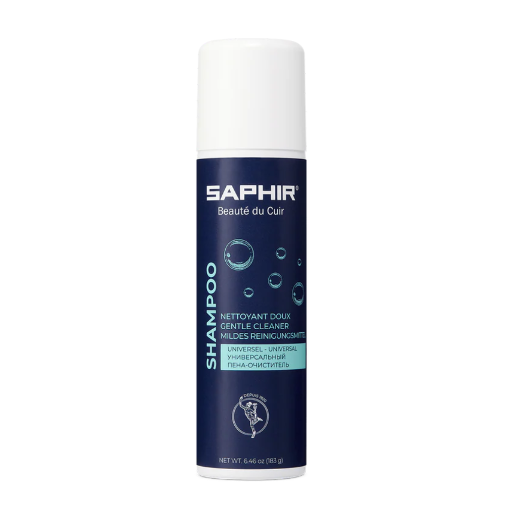 Saphir Active Foam Shampoo Cleaner 150ml Leer Textielverzorgingsschuim