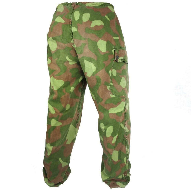 Origineel Finse leger Camo-broek M-62 Omkeerbare pak broek Militair probleem