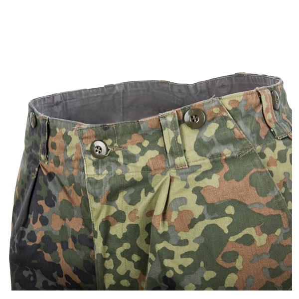 Echt Duitse legernummer Flecktarn Pants Field Combat Camo -broek