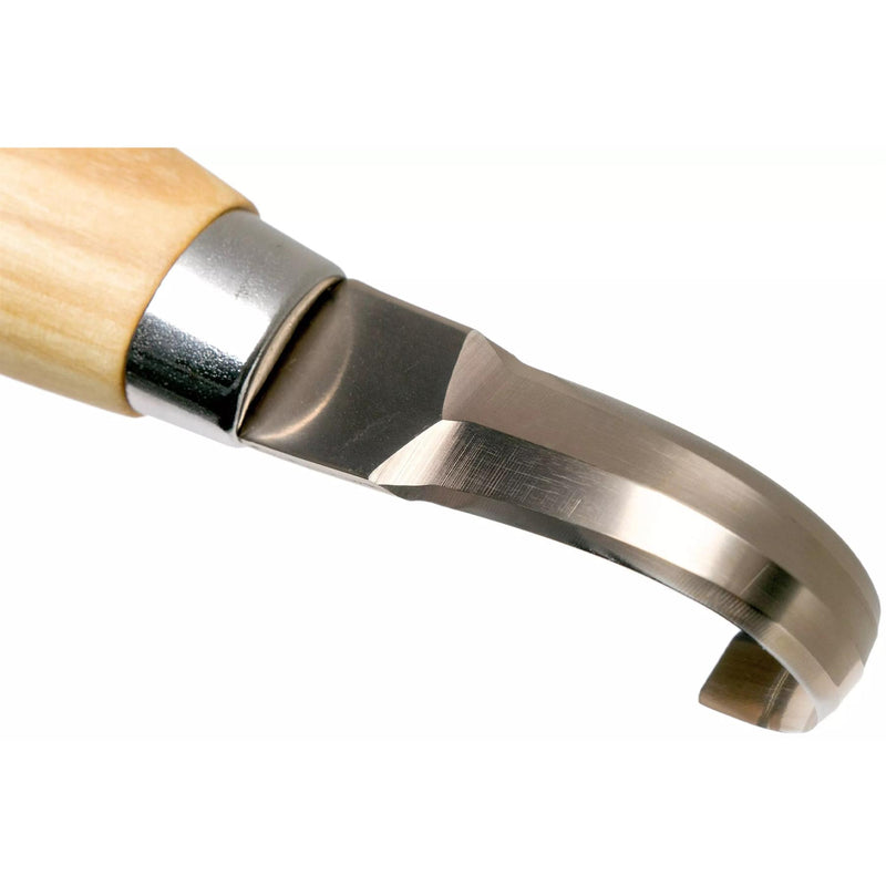 Morakniv Wood snijwerkmes lepel 162 dubbele rand roestvrijstalen berken