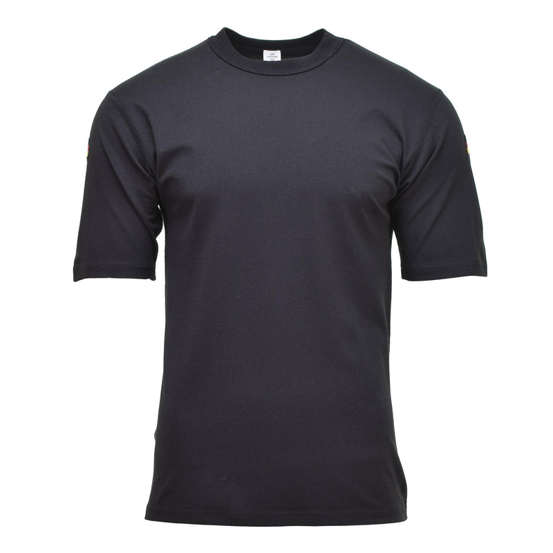 Leo Kohler Militaire T-shirts Leger Personeelsuniform Eerste laag Onderhirt Zwart