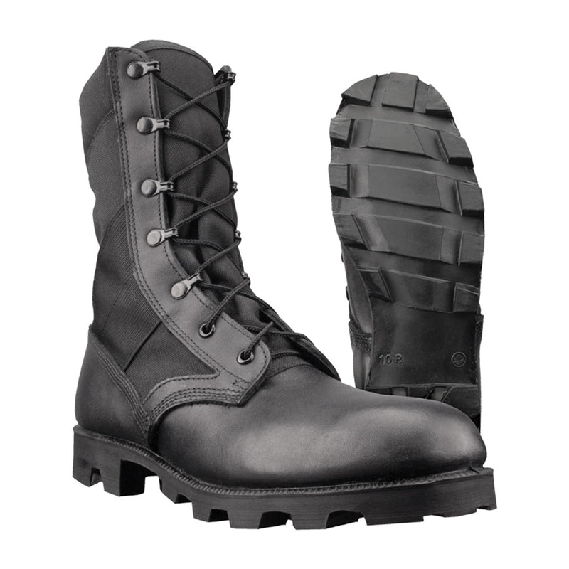 Echte Amerikaanse leger Jungle Black Leather Panama Boots Combat Military Footwear Nieuw